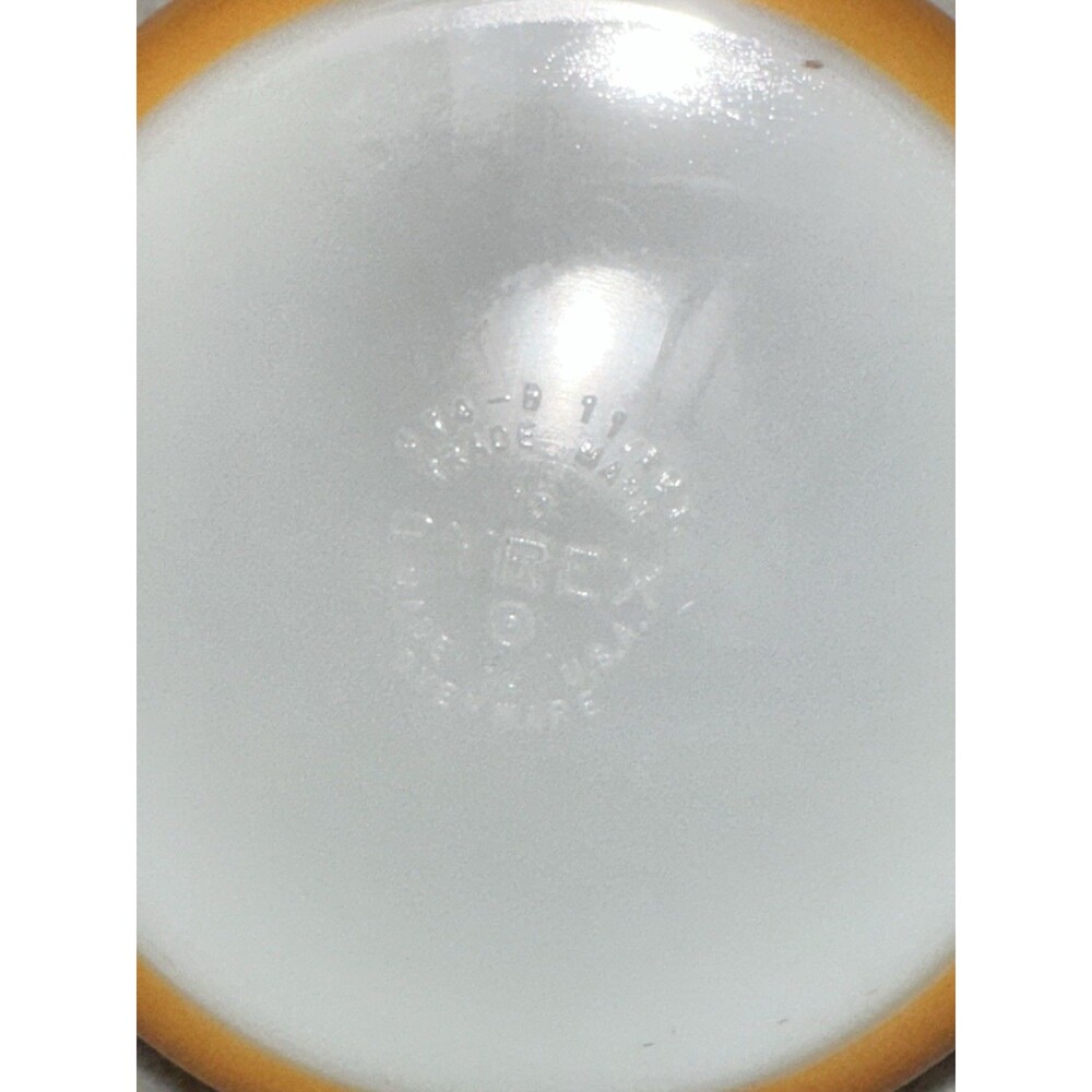Vintage Pyrex Casserole Dish 474-B Orange 1 1/2" Quart No Lid Made In USA Retro - Picture 3 of 5